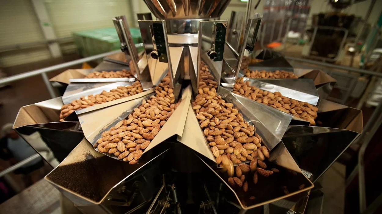 Nuts Are the Most Environmentally Friendly-Spain Almond Processing Factory Farmland Agriculture4